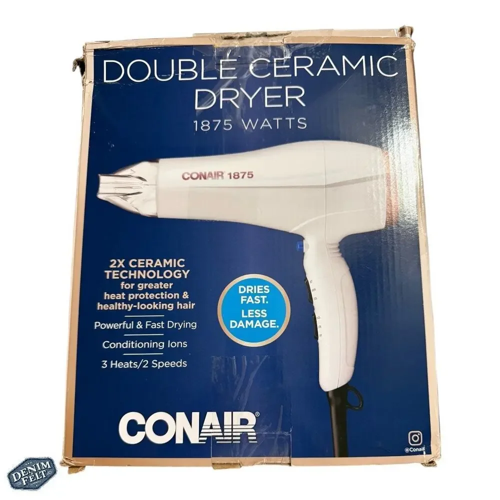 Conair Double Ceramic Technology Hair Dryer, Includes‎ Concentrator | NEW!!